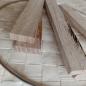 Preview: DIY Aufsteller Holzständer Holzklötzchen mit Loop Ring 20 cm